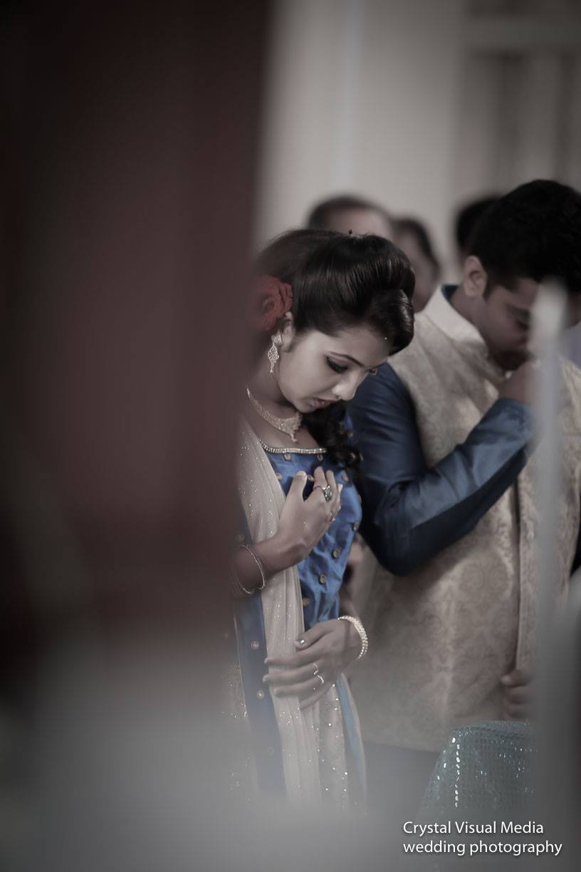 The couple holding hands, a symbol of their new beginning.