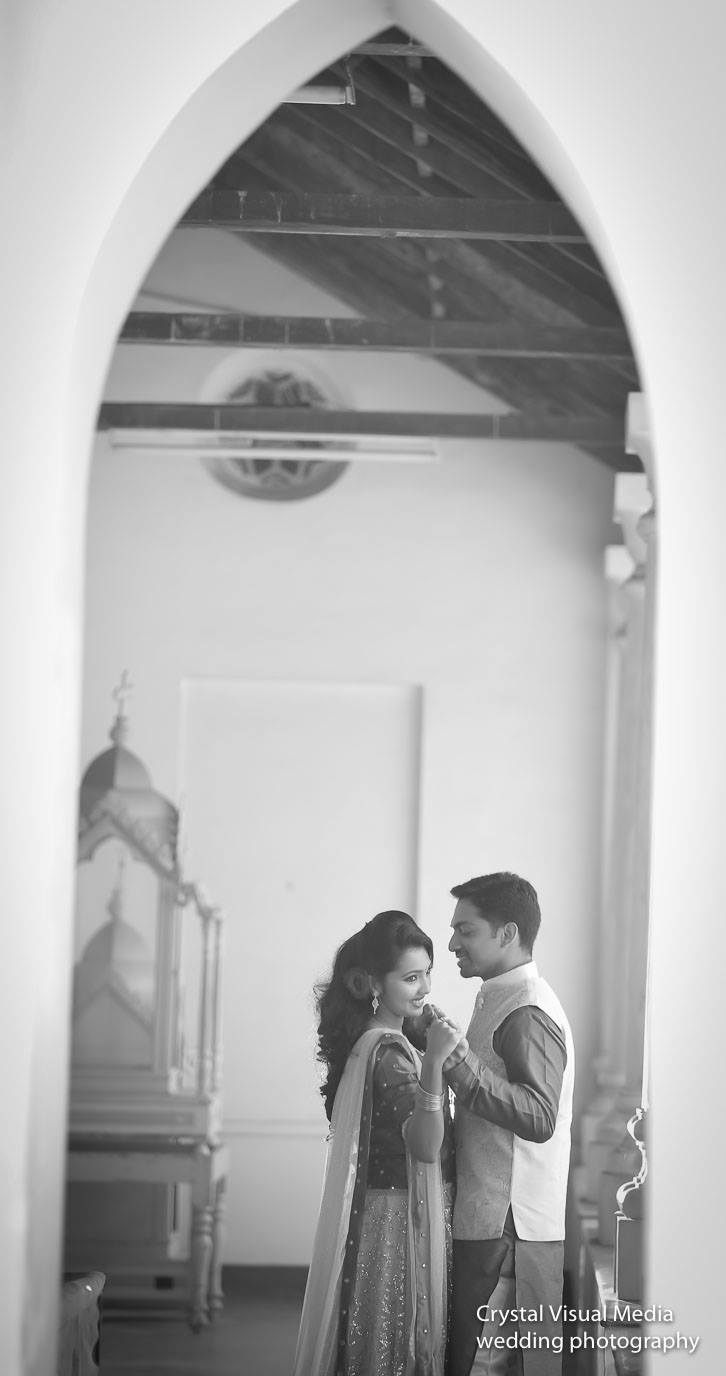 A beautifully framed shot of the engagement ring.