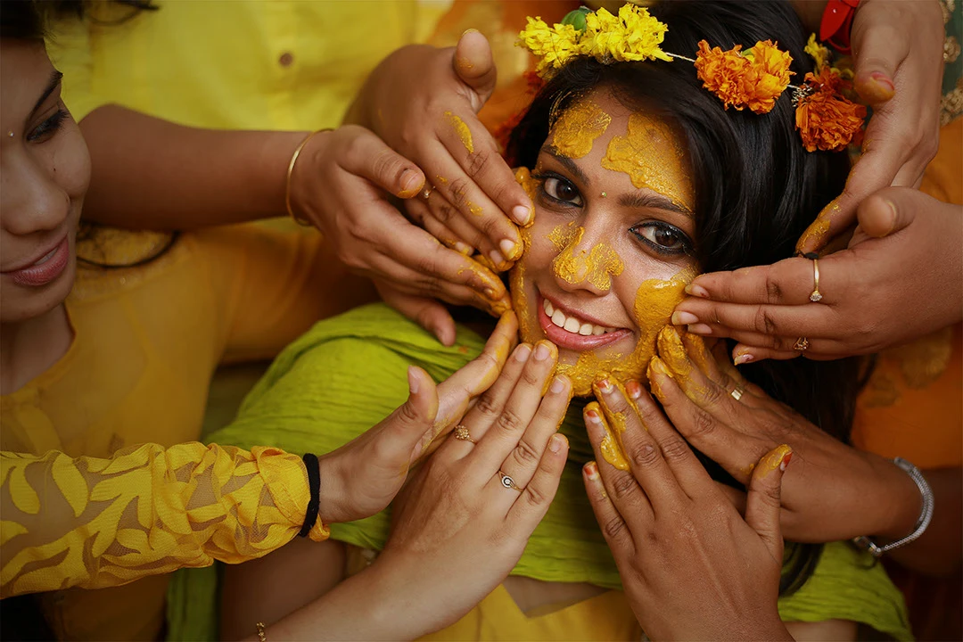 Kasaragod wedding story: The groom, Arjun, in a candid moment captured during the wedding rituals.