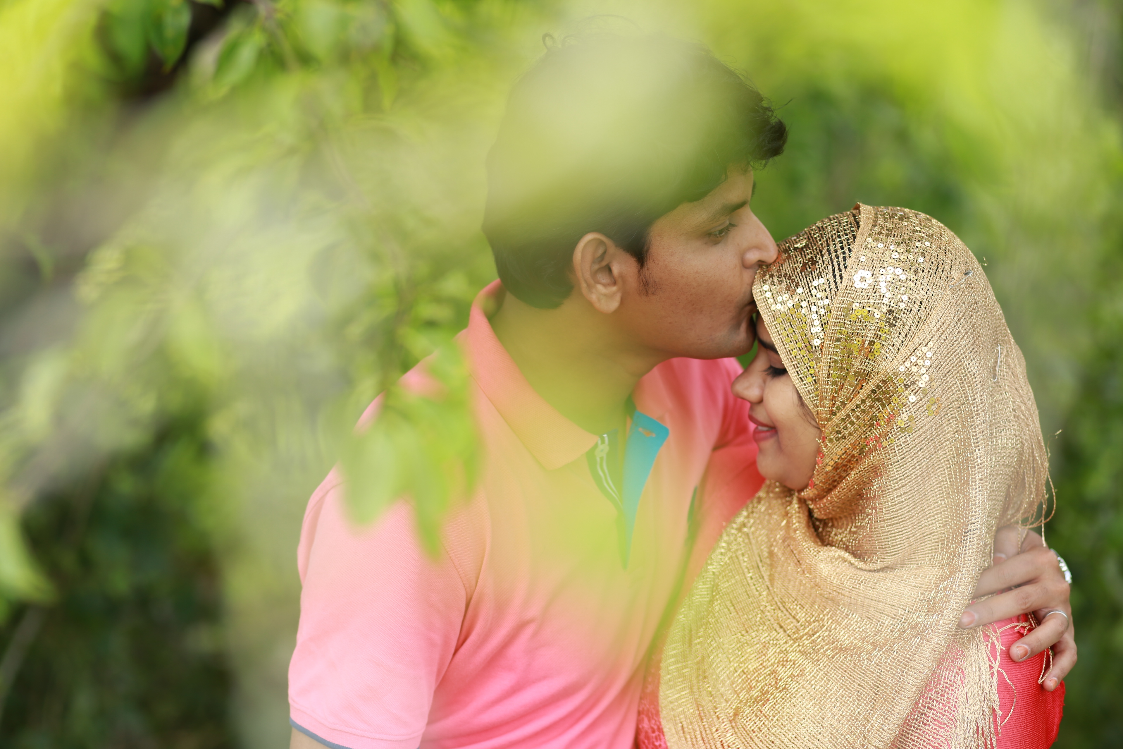 Beautiful bride smiling during her candid wedding photography session in Kannur.